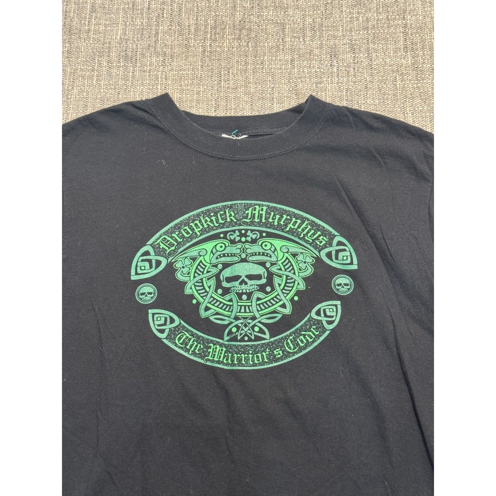 Dropkick Murphys T-Shirt Men's Black Graphic Print The Marrions Code Stretch